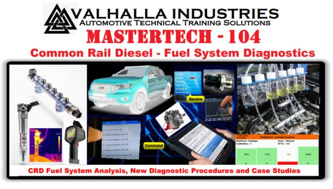 Mastertech 104, Common Rail Diesel, Fuel System Diagnostics Training, Valhalla Industries Australia